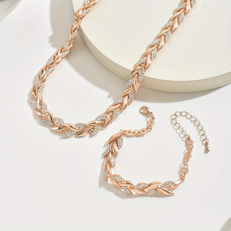 Noa | Conjunto de joyas con cola de sirena de cristal