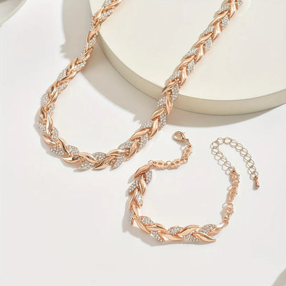Noa | Conjunto de joyas con cola de sirena de cristal