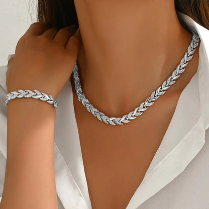 Noa | Conjunto de joyas con cola de sirena de cristal