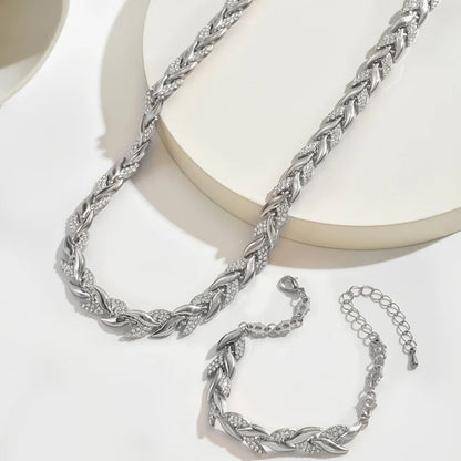 Noa | Conjunto de joyas con cola de sirena de cristal